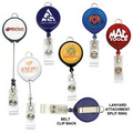 Large Face Badge Reel (Label Only)